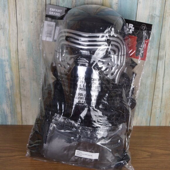 Disney Star Wars Kylo Ren Halloween Costume Kids Small 4-6 Deluxe Complete Set - Picture 4 of 9